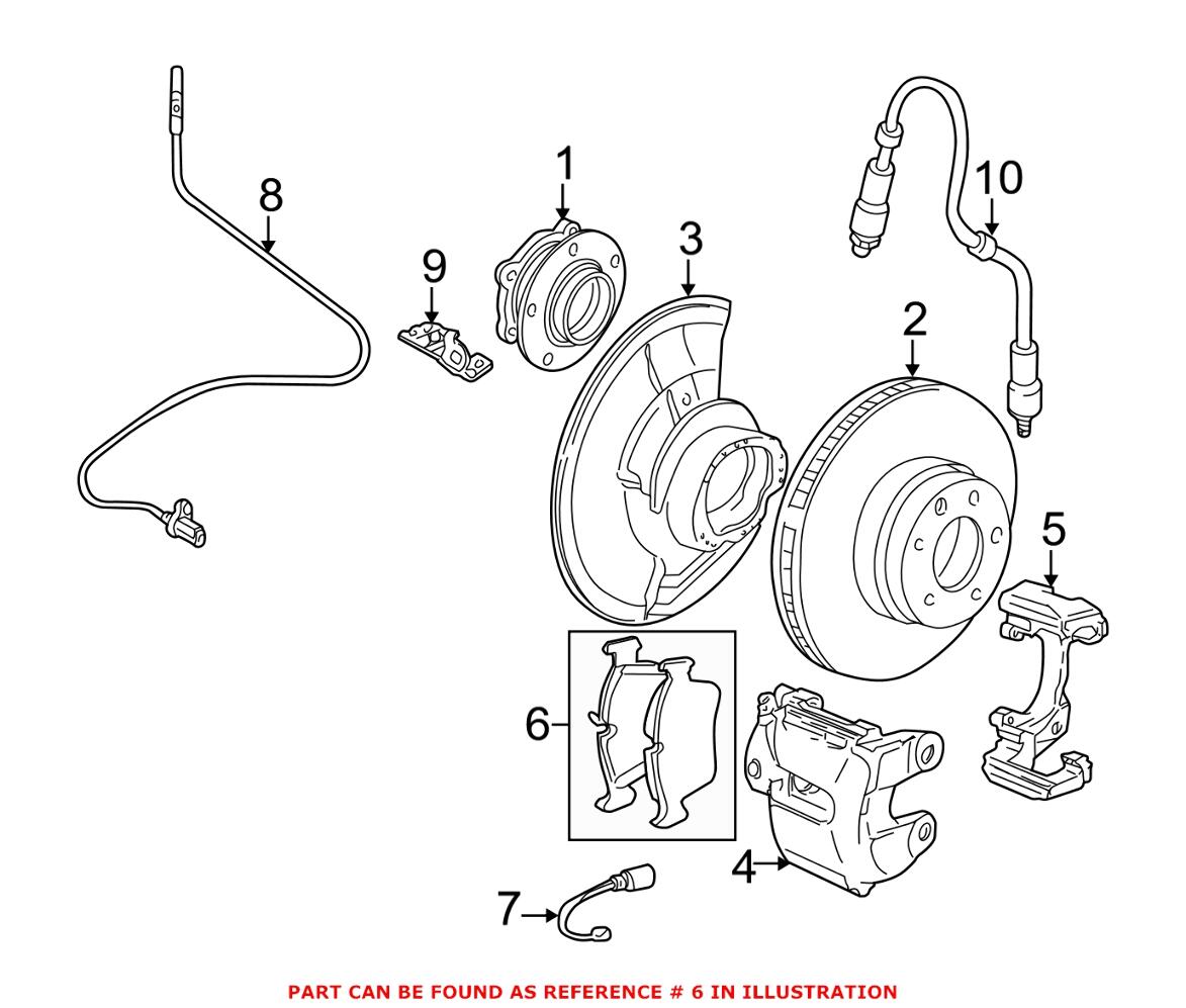 BMW Disc Brake Pad Set - Front 34116761246